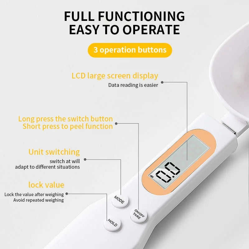Digital Measuring Spoon Scale – Kitchen Food Scale