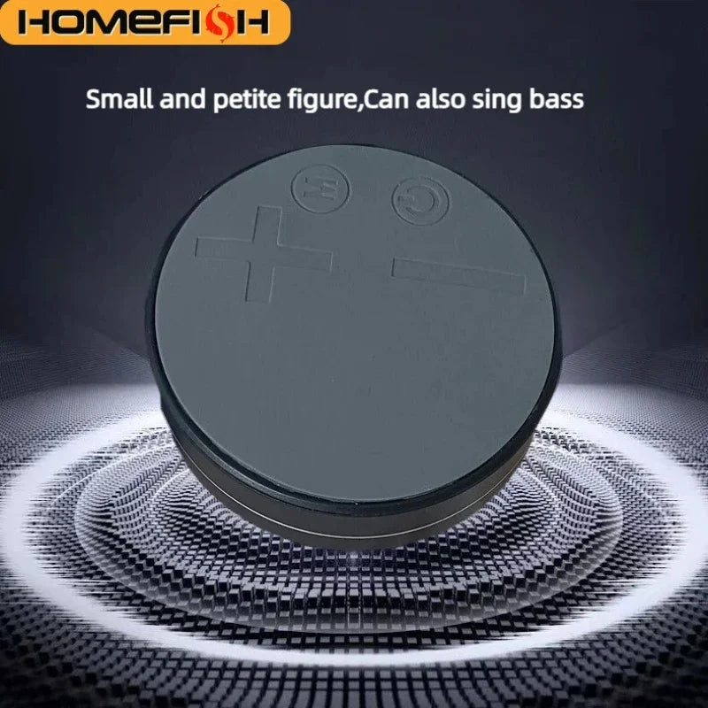 Portable Bone Conduction Bluetooth Speaker Mini Wireless Vibration Speaker HiFi Stereo TWS for Home Outdoor Travel